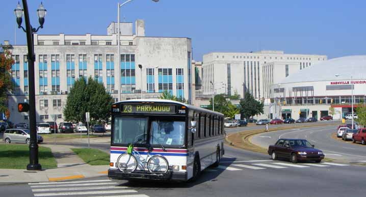 Go-Metro Nashville MTA Gillig Phantom 788